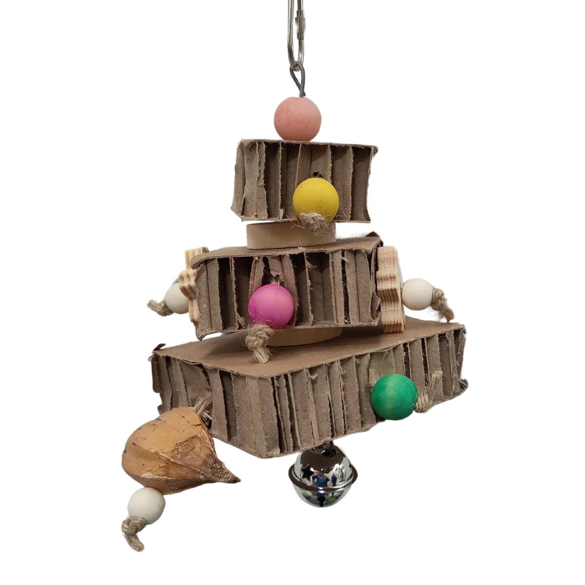 Cardboard Tower Bird Toy