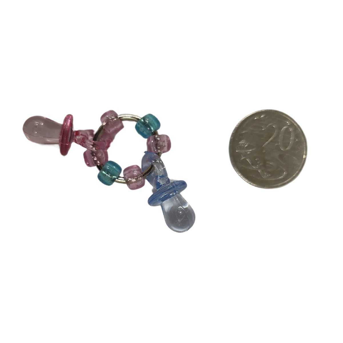 Two Dummies Ring Foot Toy