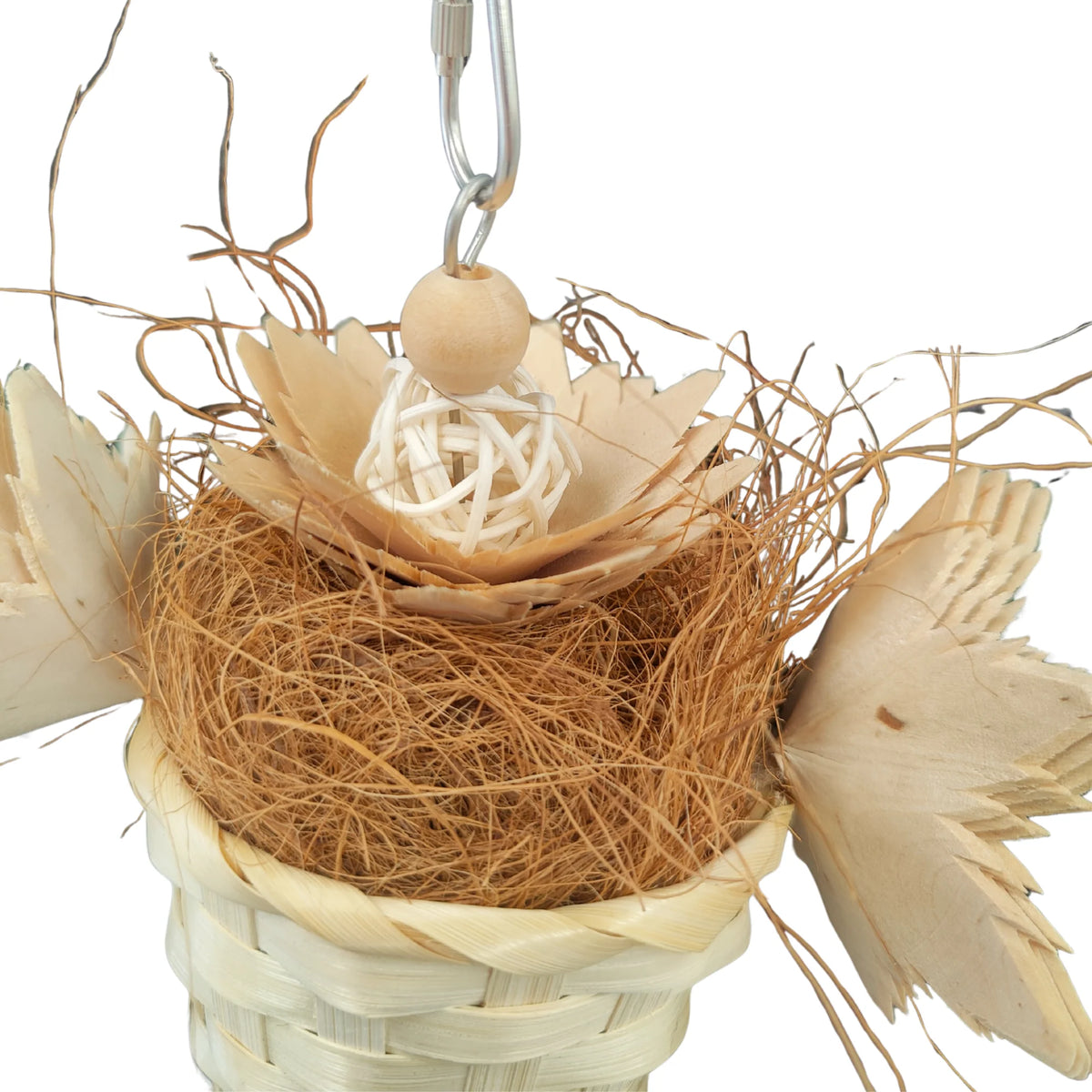3 Flowers in a Pot Bird Toy