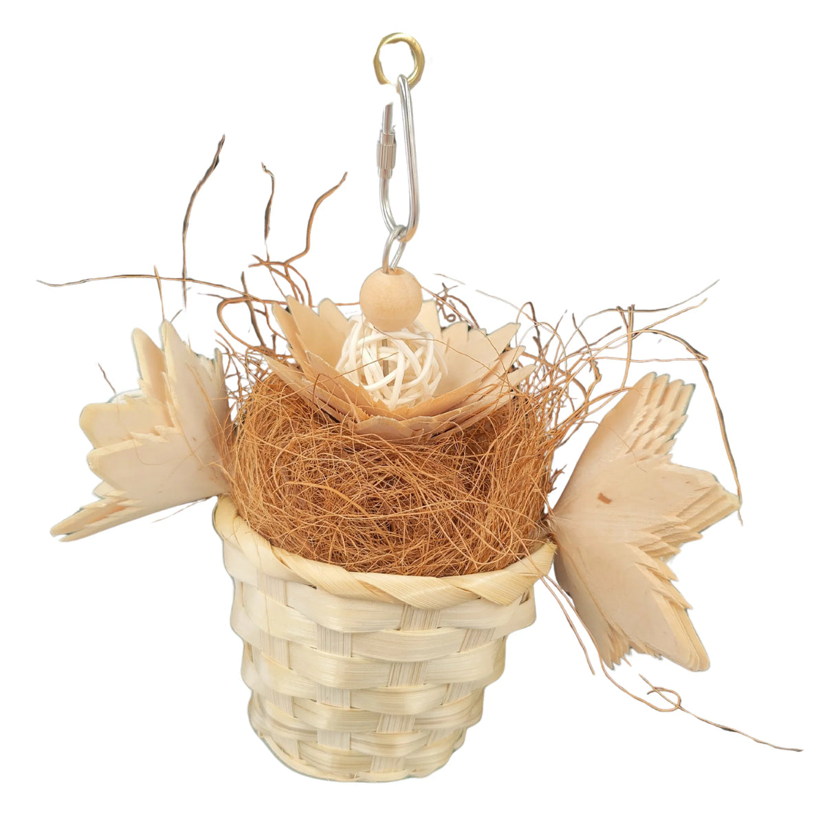 3 Flowers in a Pot Bird Toy