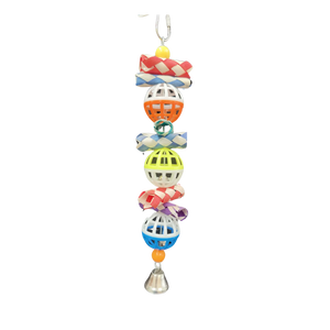 3 Small Balls Skewer Bird Toy