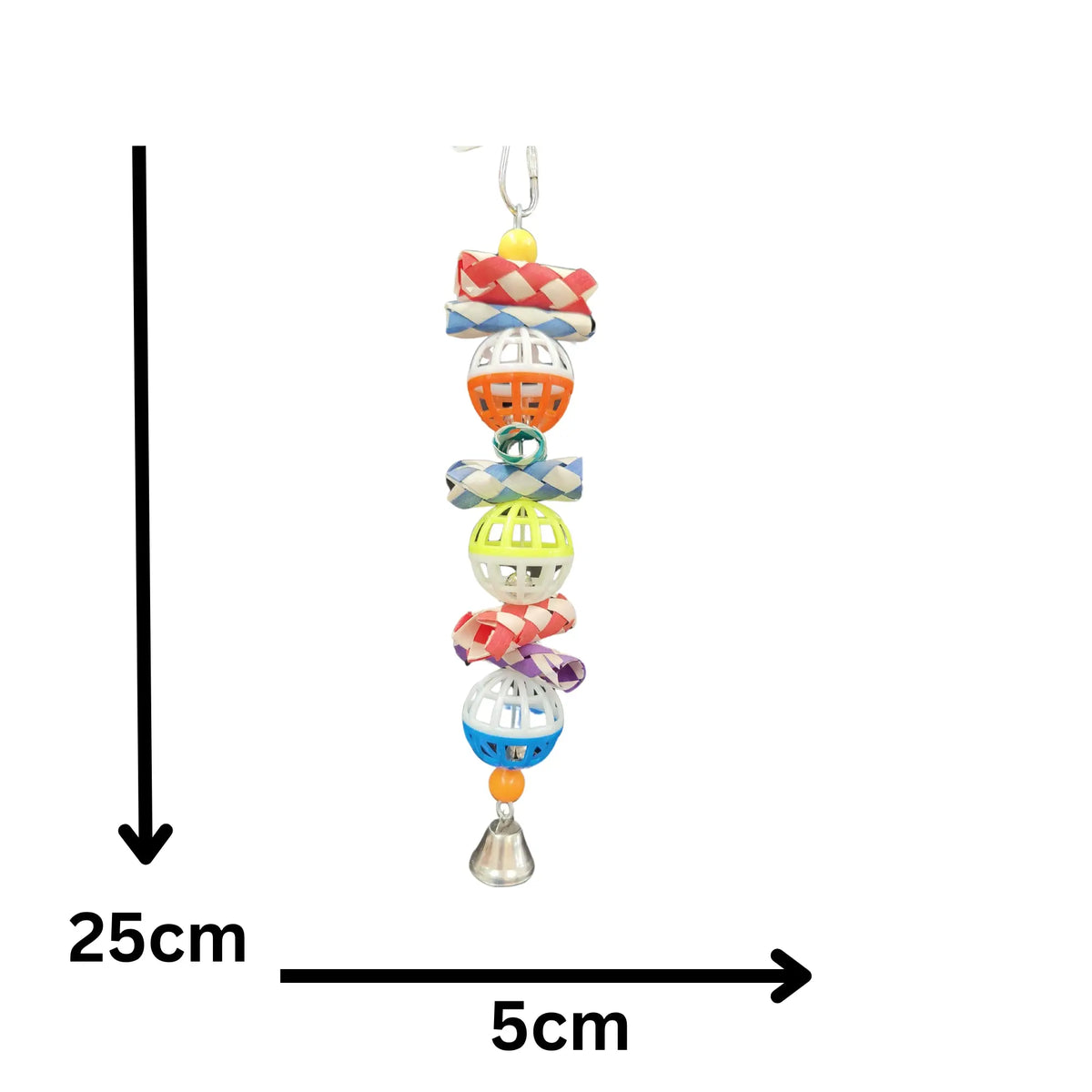 3 Small Balls Skewer Bird Toy