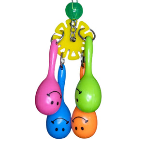 4 Maracas Bird Toy