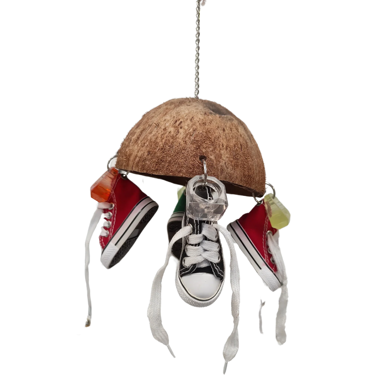 4 Shoes Coconut Bird Toy