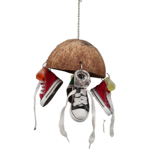 4 Shoes Coconut Bird Toy
