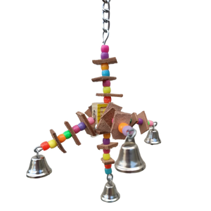 5 Bells Bird Toy