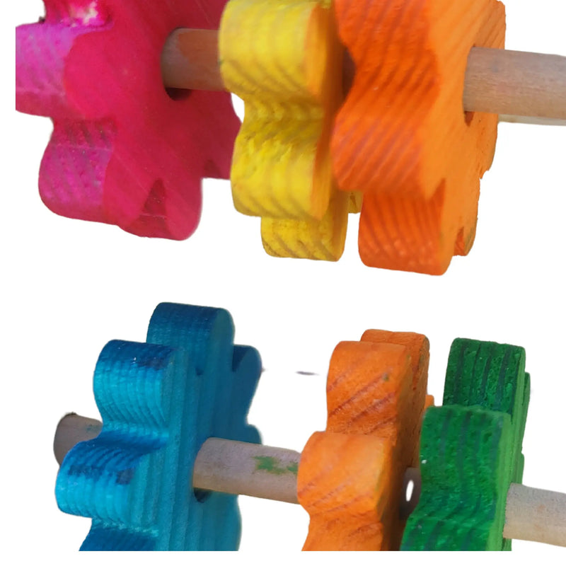 Abacus Coloured Bird Toy