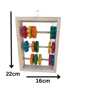 Abacus Coloured Bird Toy
