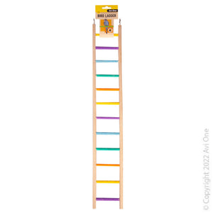 Wooden Ladder with Sand Steps