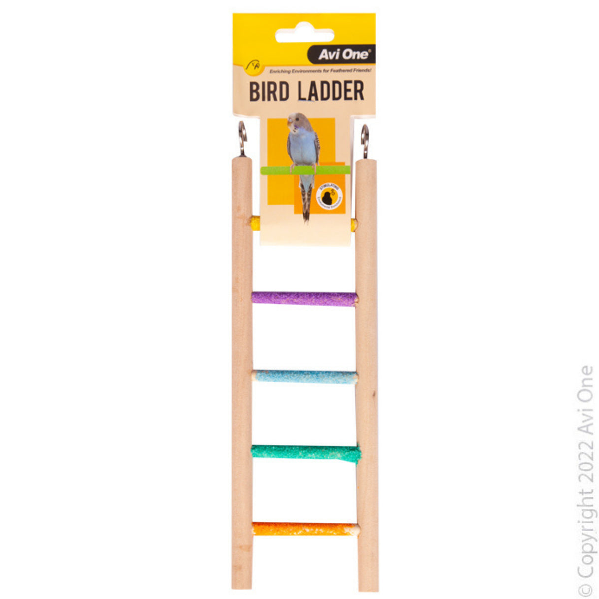 Wooden Ladder with Sand Steps