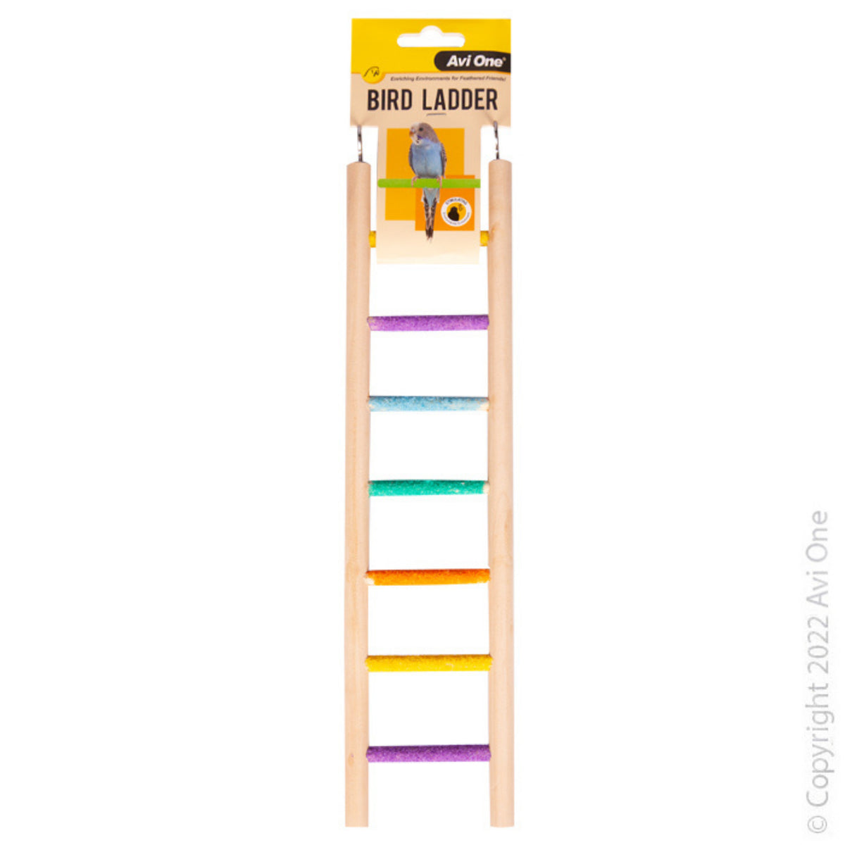 Wooden Ladder with Sand Steps