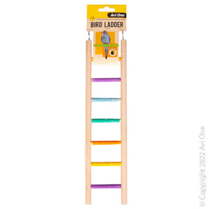 Wooden Ladder with Sand Steps