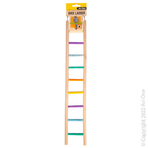 Wooden Ladder with Sand Steps