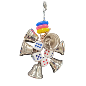 Bells and Dice Bird Toys
