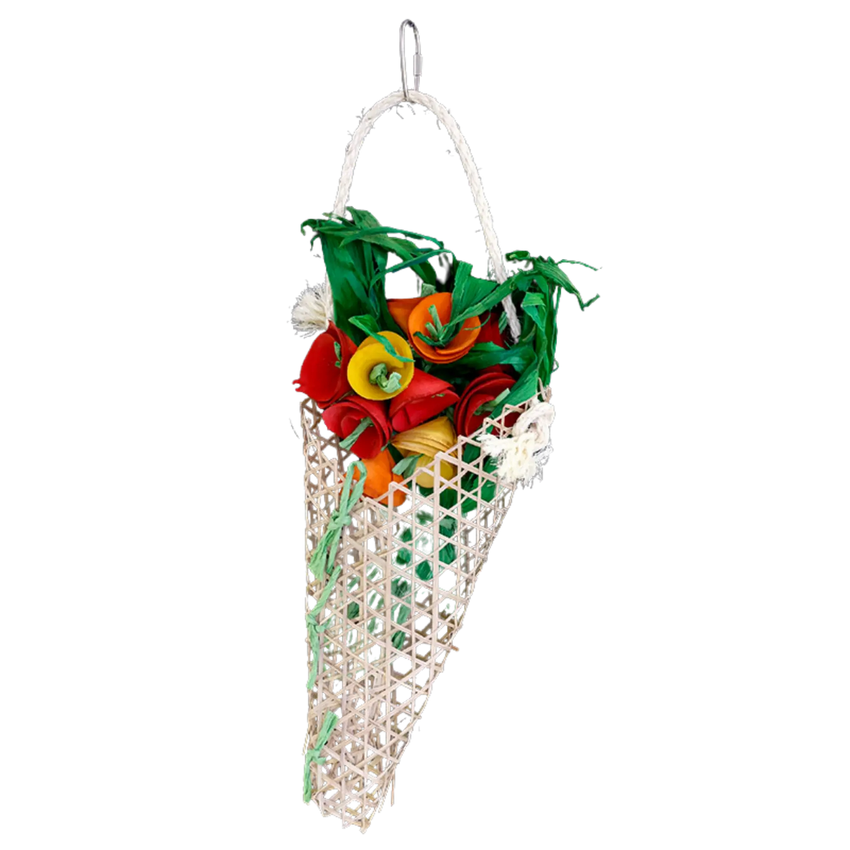 Bunch Of Flowers Shredable Bird Toy