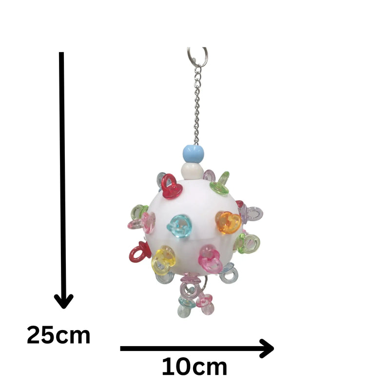 Ball with Cutie Dummies Bird Toy