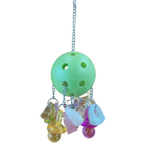 Ball with Rings and Dummies Bird Toy