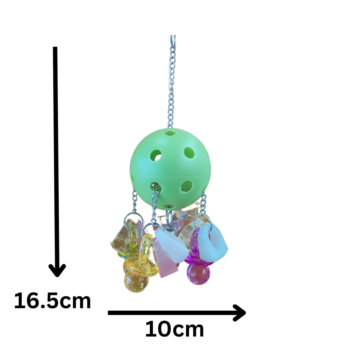 Ball with Rings and Dummies Bird Toy