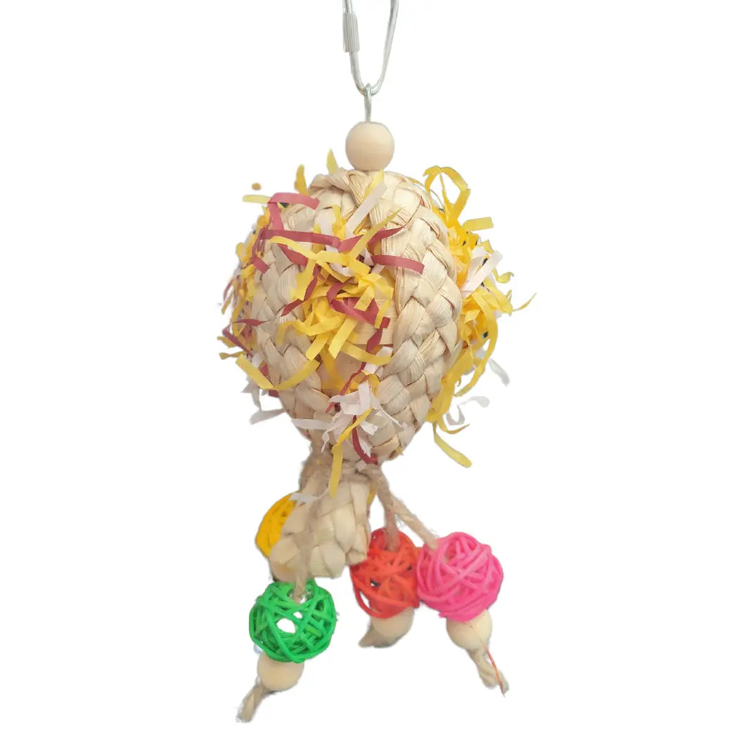 Balloon with Cane Balls Bird Toy