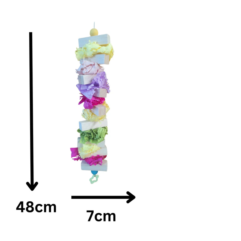 Balsa Tower Bird Toy