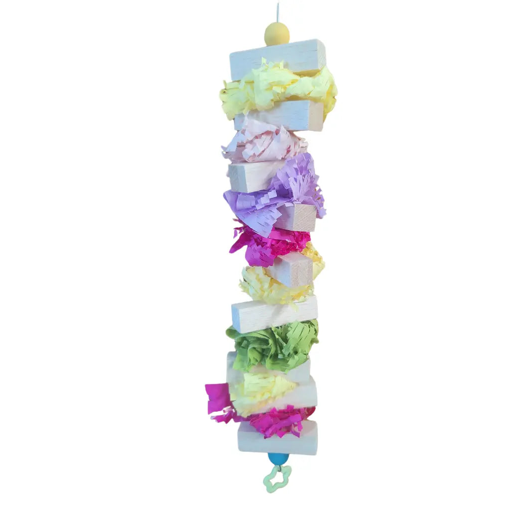 Balsa Tower Bird Toy