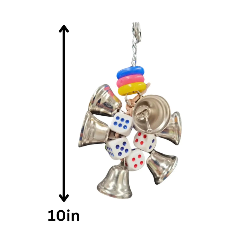 Bells and Dice Bird Toys