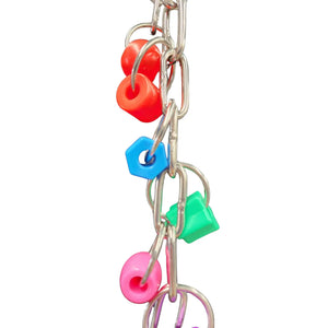 Big Bead Chain Bird Toy