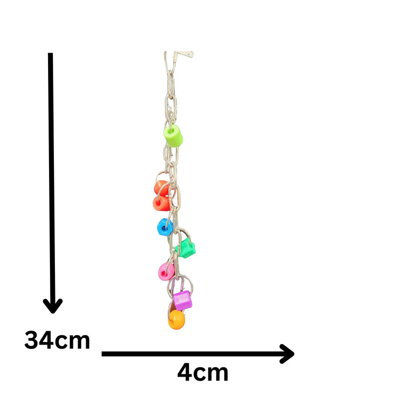 Big Bead Chain Bird Toy