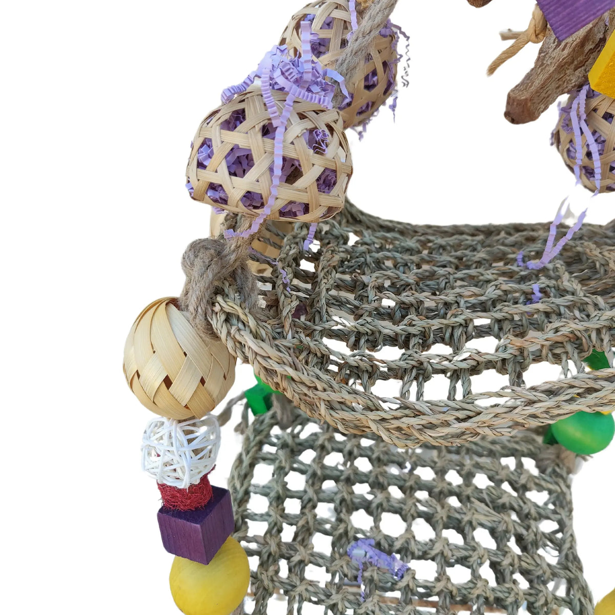 Large Double Mat Swing Bird Toy