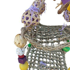 Large Double Mat Swing Bird Toy