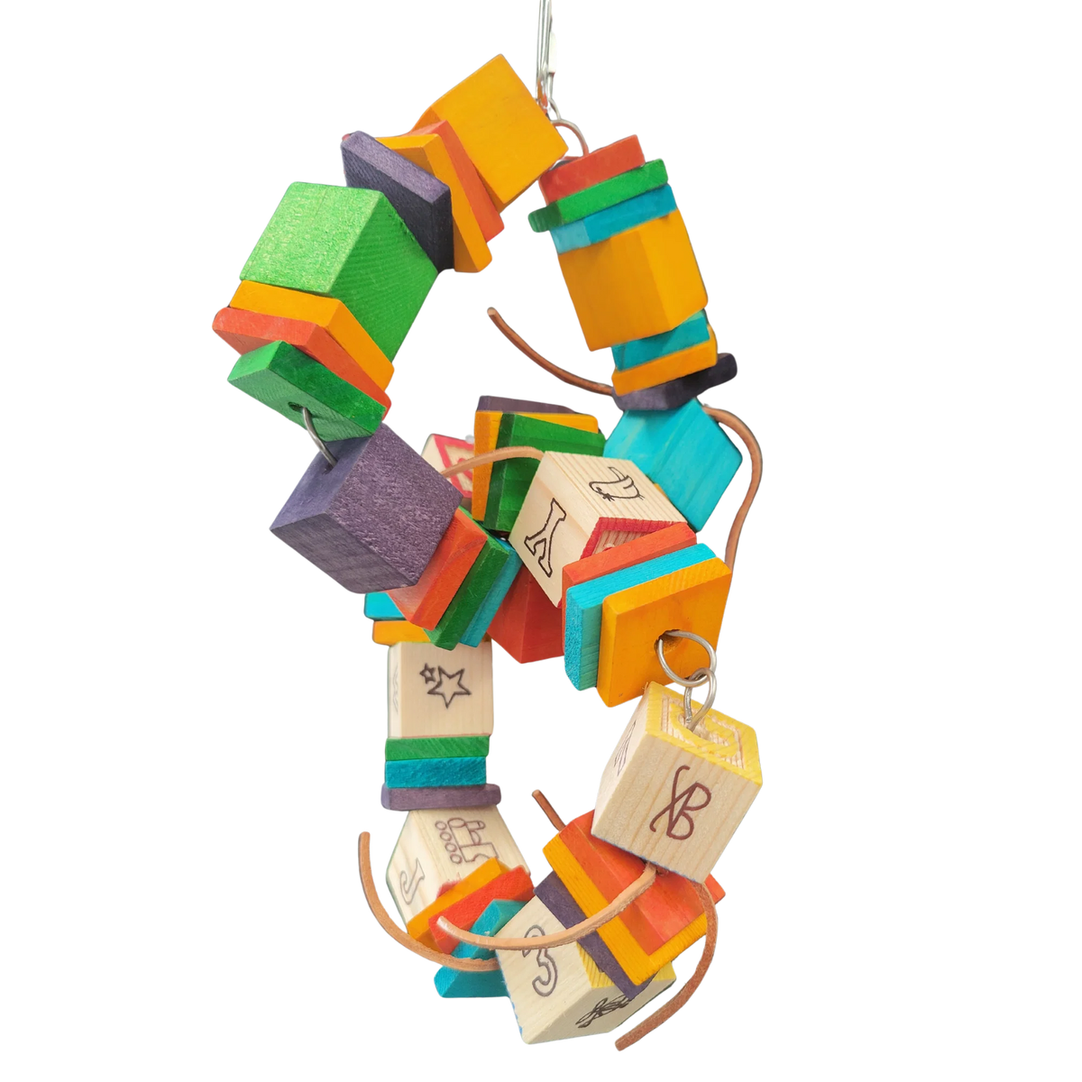 Block 8 bird Toy