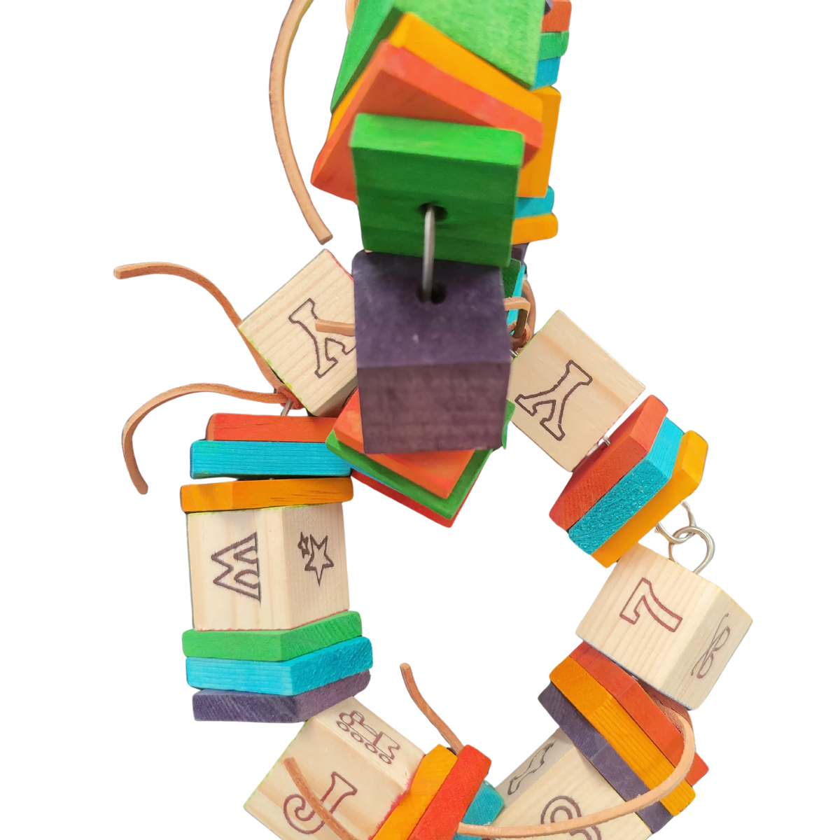 Block 8 bird Toy