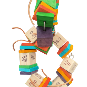 Block 8 bird Toy