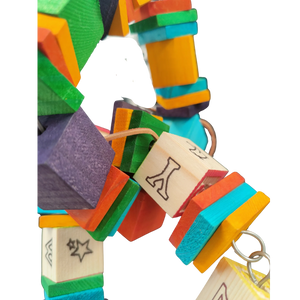Block 8 bird Toy