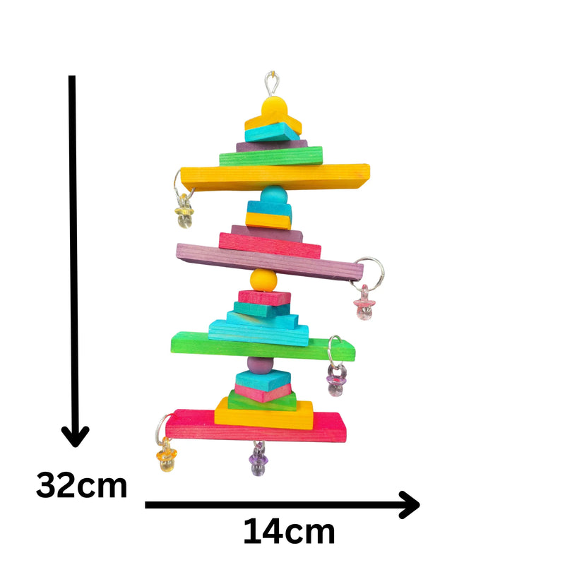 Block Up Bird Toy