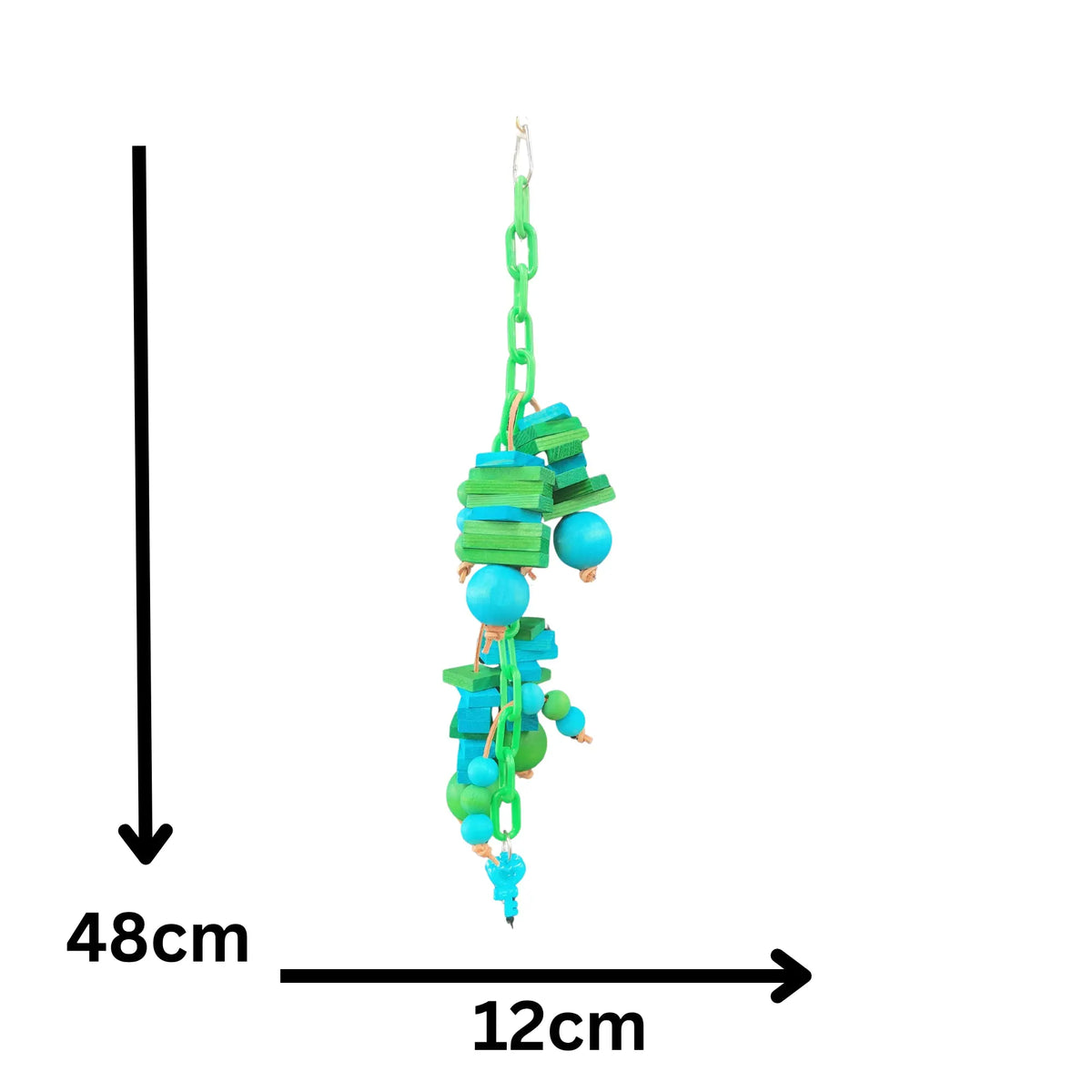 Blue Green Bird Toy