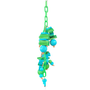 Blue Green Bird Toy