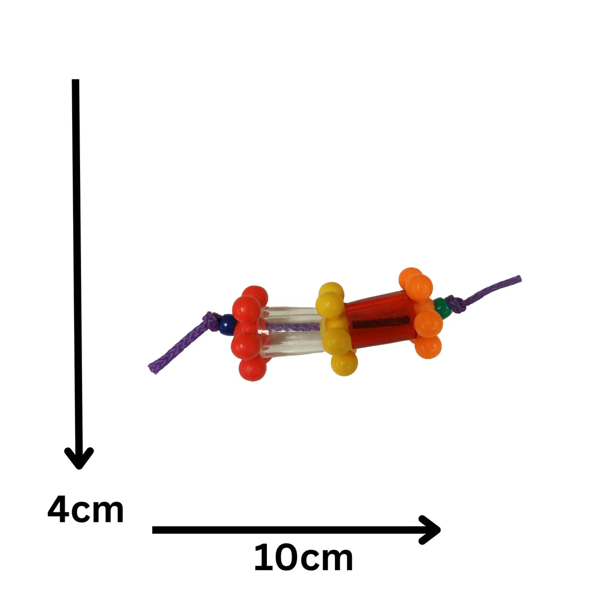 Bubbles and Tubes Foot Bird Toy