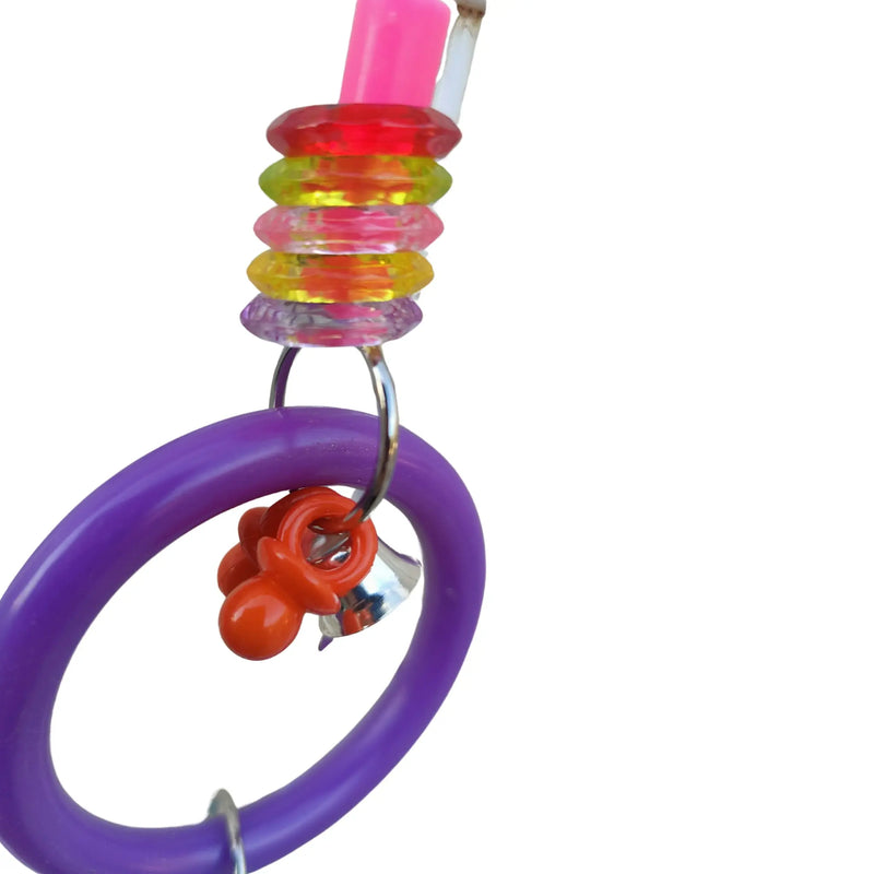 Budgie Ring with Things Bird Toy