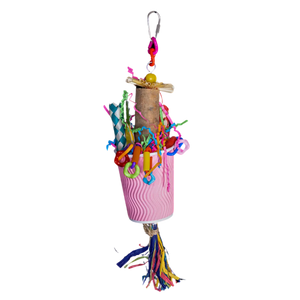 Cup of Goodies Bird Toy