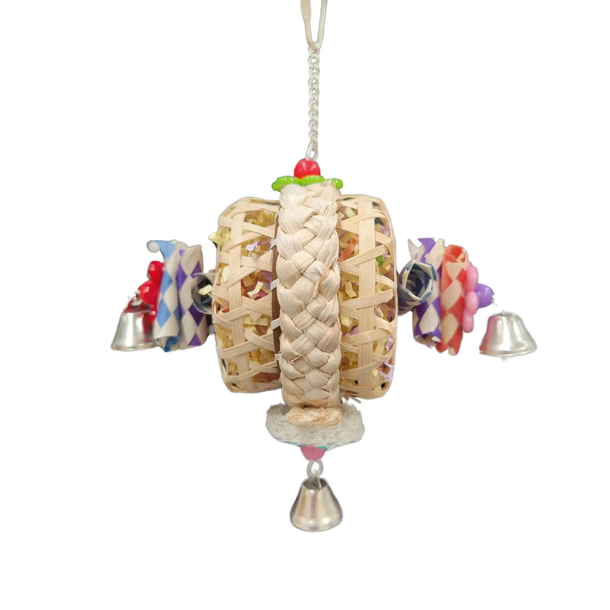 Cymbal Shredable Bird Toy