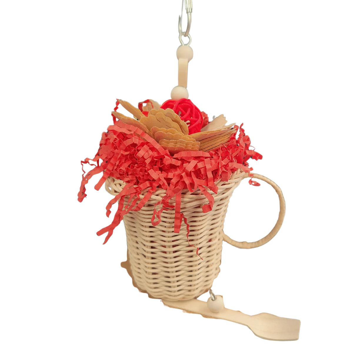 Cane Mug Bird Toy