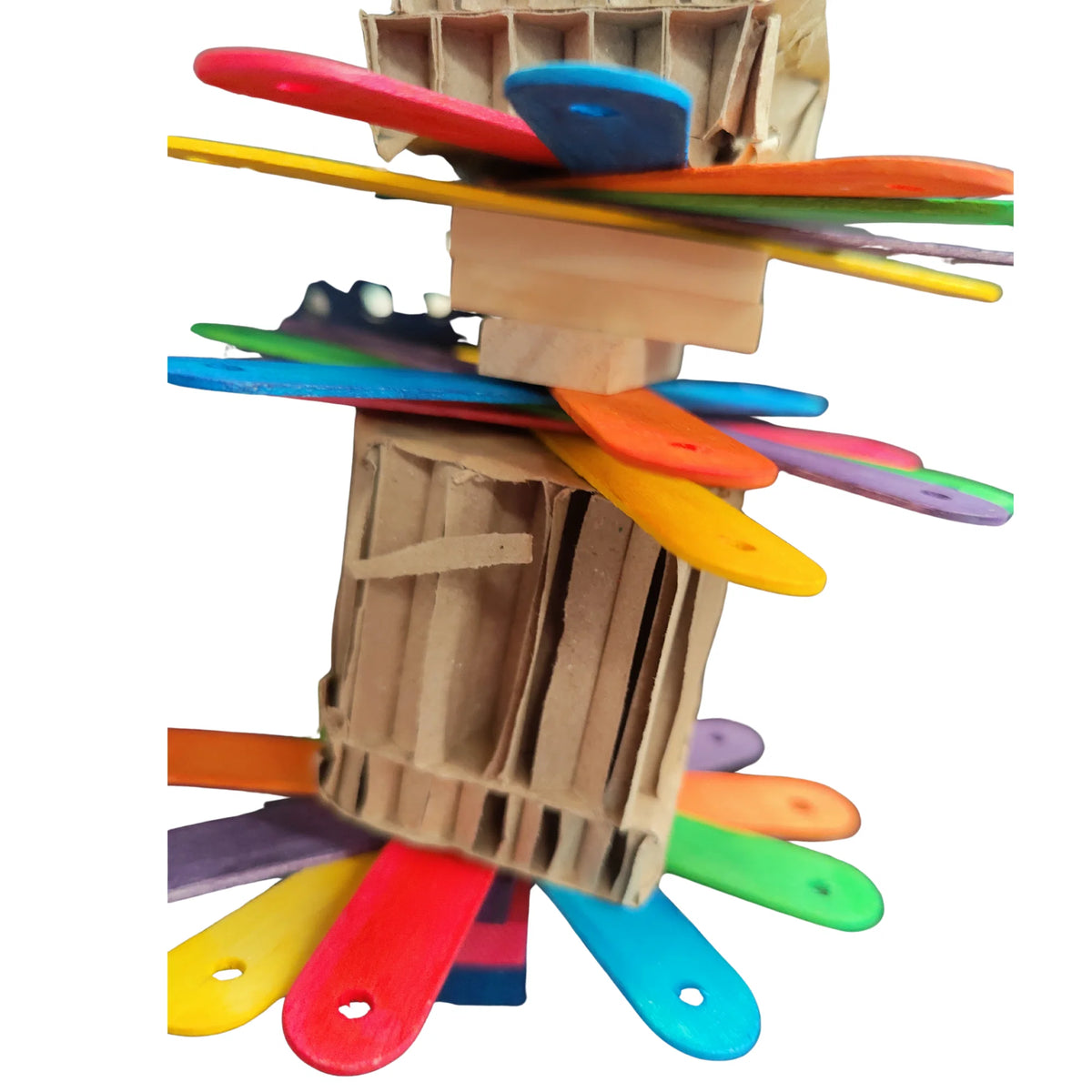 Cardboard Copter Bird Toy