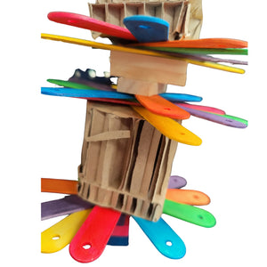 Cardboard Copter Bird Toy