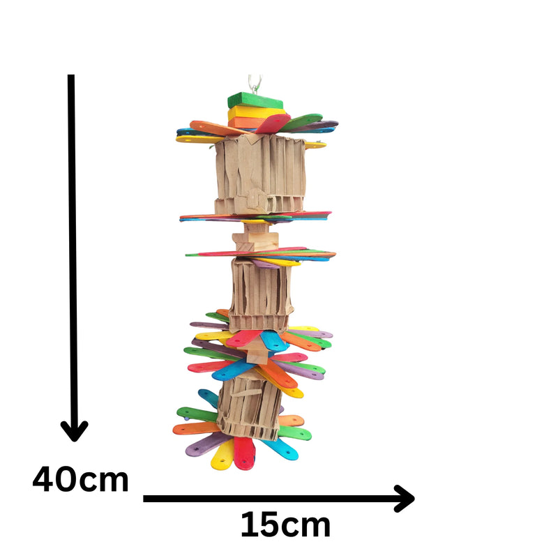 Cardboard Copter Bird Toy