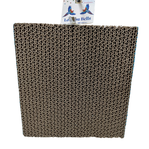 A Playground for Beaks and Claws: 20cm Cardboard Platform Bird Toy