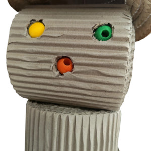 Cardboard Scarecrow Bird Toy