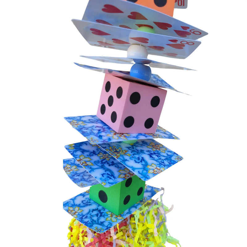 Cards and Dice Bird Toy