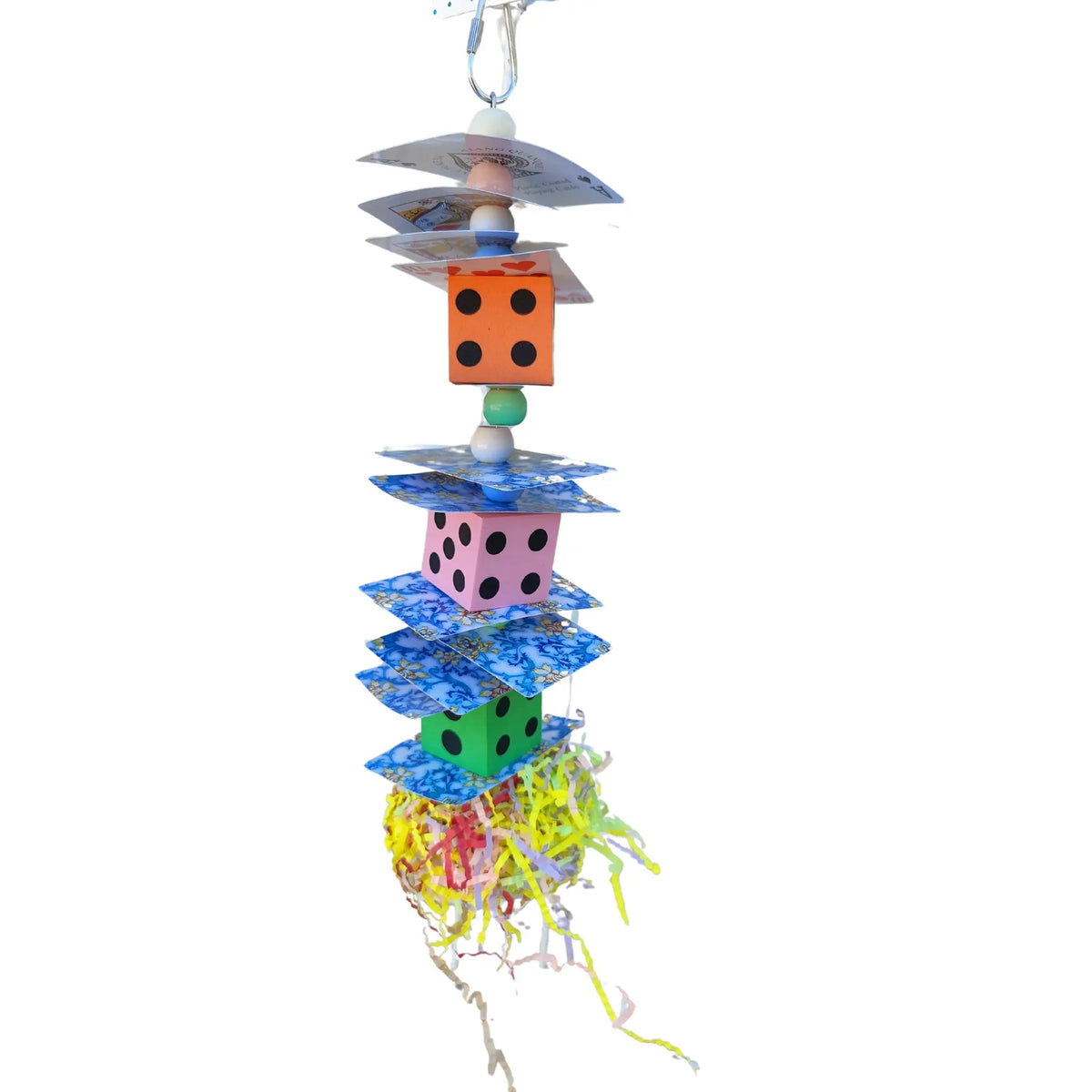 Cards and Dice Bird Toy