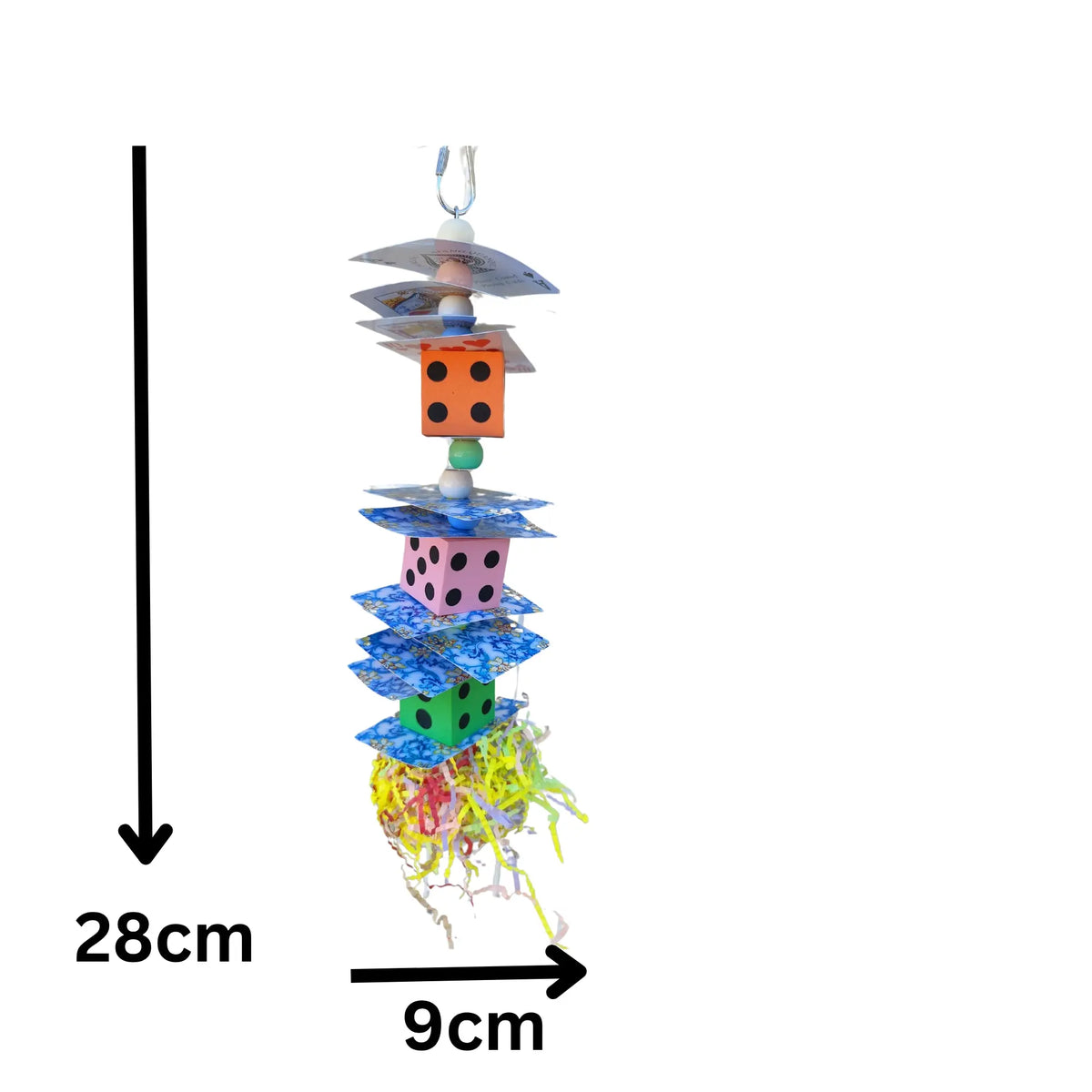 Cards and Dice Bird Toy